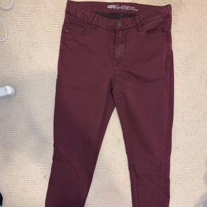 Old Navy Maroon Jeans